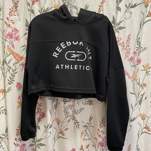 Womens Reebok crop hoodie